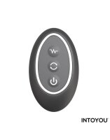 INTOYOU Klark Waving & Vibrating Anal Plug with Remote Black