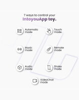 INTOYOU Tickly Nipple Clamps with Necklace (with App Control) - Pink