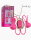 INTOYOU Tickly Nipple Clamps with Necklace (with App Control) - Pink