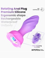 INTOYOU Moxy Butt Plug 360&ordm; Rotation (with App Control) Lila