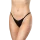 Amorable Thong with Rhinestones Black One Size