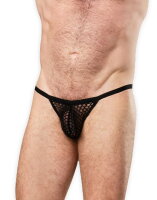 Amorable Fishnet Thong Black One Size