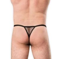 Amorable Fishnet Thong Black One Size
