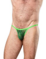 Amorable Fishnet Thong Green One Size