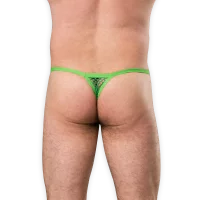Amorable Fishnet Thong Green One Size