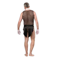 Amorable Sexy Gigolo 5-teiliges Set Schwarz Wei&szlig; S-M