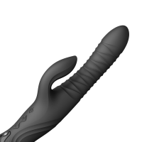 ZALO Mose 2 Rabbit Vibrator with Thrusting Function Black