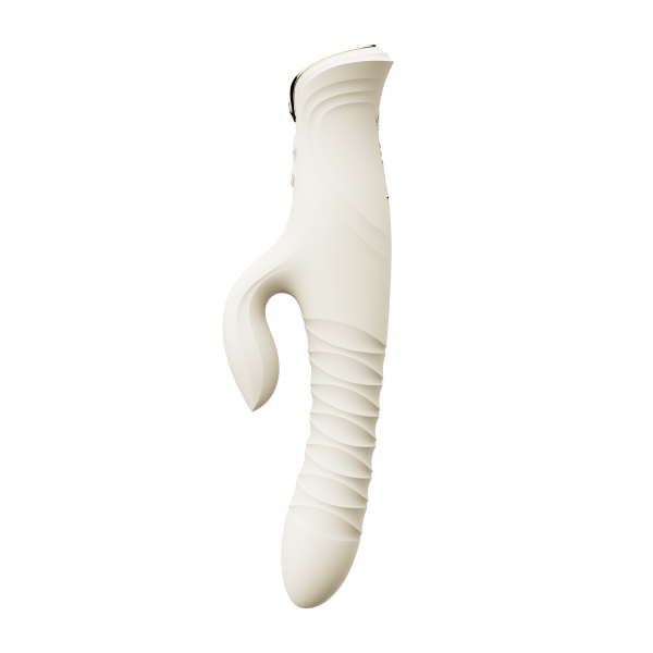 ZALO Mose 2 Rabbit Vibrator with Thrusting Function White