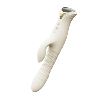 ZALO Mose 2 Rabbit Vibrator with Thrusting Function White