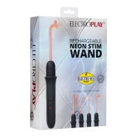 Rimba Electroplay Neon Stim Wand Schwarz