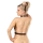 Rimba Brustharness mit Halsband aus Leder Schwarz One Size