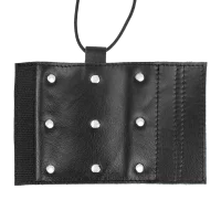 Rimba Leather Penis Sleeve with Nails Black