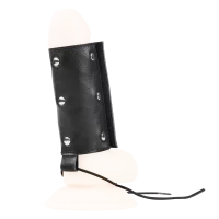 Rimba Leather Penis Sleeve with Nails Black