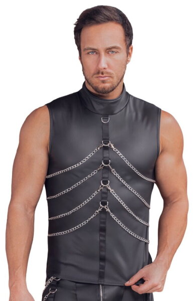 NEK Betonendes &auml;rmelloses Shirt Schwarz L