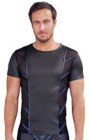 NEK Form-Fitting Short-Sleeve Shirt Black Blue S