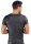NEK Betonendes Kurzarm-Shirt Schwarz Blau M