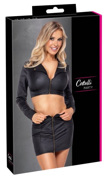 Cottelli Collection Top und Rock schwarz M