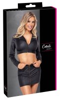 Cottelli Collection Top und Rock Schwarz XL