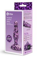B-Vibe Novice Leopard Anal Plug