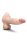 B-Vibe Slipskin Realistic Silicone Dildo 8 Inch Girthy Cream
