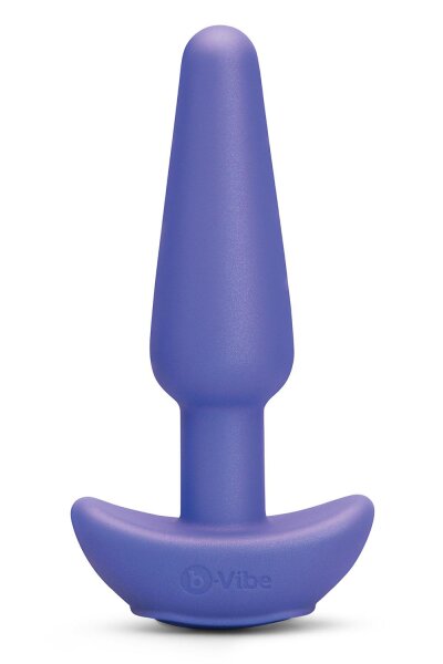 B-Vibe Shake Slimline vibrierender Silikon Analplug Blau