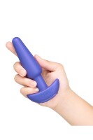 B-Vibe Shake Slimline vibrierender Silikon Analplug Blau