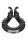 Forto F-24 Textured Vibrating Cockring Black
