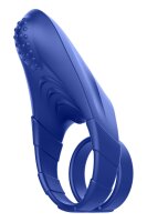 Forto F-48 Vibrierender Doppel-C-Ring Blau