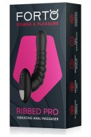 Forto Ribbed Pro Analvibrator Schwarz