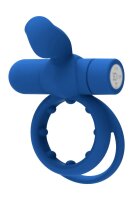 Forto Pointer Vibrierender Penisring Blau