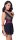 Babydoll Bondage mit rotem G&uuml;rtel XL