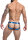 CUT4MEN - Desire Jockstrap BlueLeatherette M