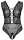 Spitzenbody mit geschn&uuml;rter Front 95D/2XL