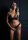 Bra and Crotchless Panty Black S/M