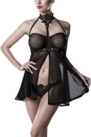 GREY VELVET 2-piece set (negligee, panty) XXL/3XL