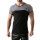 Stripes t-shirt Black-black - S