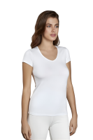 Doreanse Thermal Frauen kurzarm T-Shirt wei&szlig; L