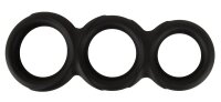 Erecto Dreifacher Penisring Schwarz &Oslash; 2,6-3,1 cm
