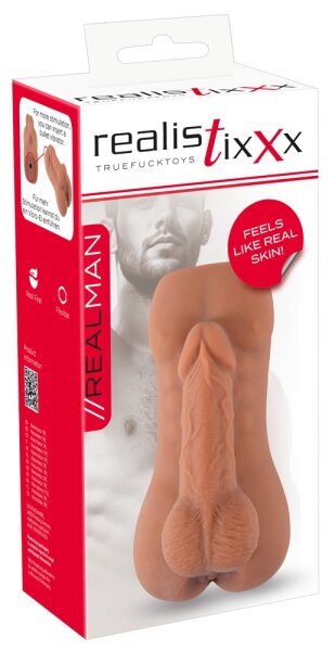 You2Toys RealMan Anus Masturbator with Penis Brown
