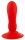 You2Toys Doppelvibrator mit Saugfu&szlig; Rot
