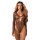 Obsessive Soranna Lang&auml;rmeliger Teddy mit offenem Schritt Braun L-XL