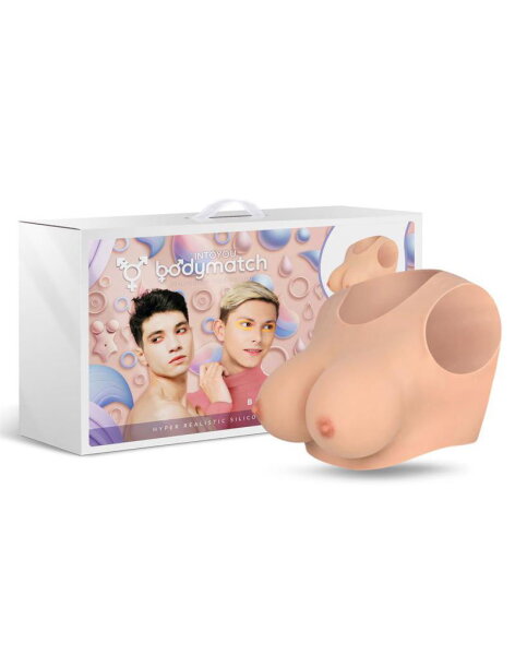BODYMATCH Bowie Realistic Silicone Breast Form E Cup Nude