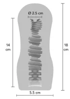 TOYJOY Clear Grip Vacuum Masturbator Transparent