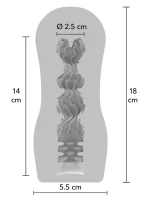 TOYJOY Clear Wave Vacuum Masturbator Transparent