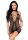 Leg Avenue Dotted Halter Mini Dress Black One Size