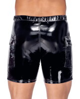 Black Level Lack-Shorts Schwarz L