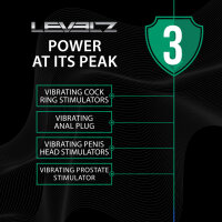 Levelz vibrierender und klopfender Silikon Prostata Massager