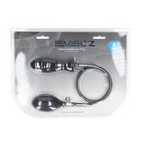 Levelz gerippter aufblasbarer Silikon Analplug