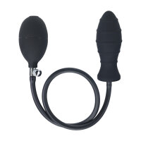 Levelz gerippter aufblasbarer Silikon Analplug