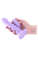 NS Novelties Colours Ribbed Vibrating Dildo